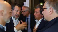 Medioetruria, Salvini apre a Rigutino: "Se i territori sono d'accordo li ascolto. La stazione si far&agrave;"