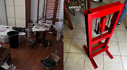 Villa trasformata in raffineria clandestina: sequestrati oltre 7 chili di cocaina. Tre arresti