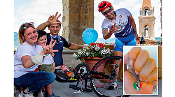 "Io e Zanardi, i suoi complimenti e la collanina che ci unisce". I ricordi del ciclista Fabianelli