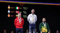 Trionfo di Eros Mennillo in Repubblica Ceca: oro e bronzo agli Europei di Powerlifting Equipped