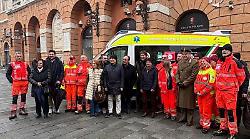 I 700 mila chilometri della Croce Bianca: consegnata una nuova ambulanza