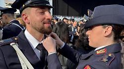 "La polizia affare di famiglia": in casa Bottini, dopo babbo Francesco e la figlia Giulia, ha giurato anche il primogenito Filippo