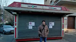 Dopo 20 anni Matteo Gregori dice addio alla sua edicola: &ldquo;Avrei voluto riconvertirla ma non &egrave; stato possibile. E allora ho dovuto rimuoverla a mie spese&rdquo;