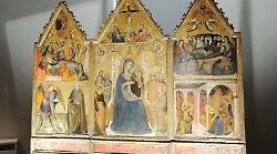 Il Trittico del &rsquo;400 esposto al Trinci: accordo tra Fondazione Carifol e Comune per rendere fruibile l&rsquo;opera 