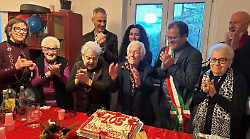 I 105 anni di Gemma:  festa con il sindaco per il primato