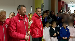 Norcia, la Fiaccola Benedettina arriva in classe