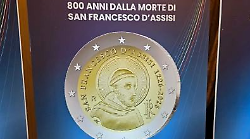 Pronta la moneta da 2 euro per celebrare San Francesco