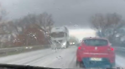Bomba d'acqua a San Giustino: forte grandinata allaga scantinati e sottopasso ferroviario