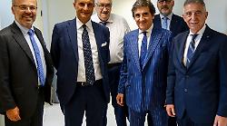 Urbano Cairo visita la sede centrale del Corriere dell'Umbria: "Siete un giornale vivo e dinamico"