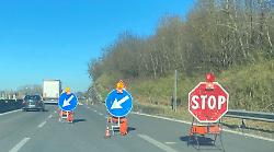 Lavori sulla E45 fino al 31  gennaio 