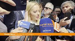 Meloni "Riconoscimento Palestina con rilascio ostaggi e senza Hamas"
