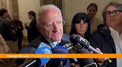 De Luca "L'inverno demografico unisce drammaticamente tutto il Sud"