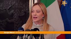 Meloni "Anche l'Italia invitata a partecipare al Board of Peace per Gaza"