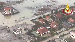 Danni nel Catanese per maltempo, immagini dall'elicottero dei Vigili del Fuoco