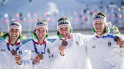 Staffetta maschile di fondo, l&rsquo;Italia torna sul podio dopo 20 anni