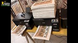 Stamperia clandestina nel Napoletano, sequestrati 2,8 milioni di euro falsi