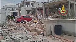 A Roma crolla una palazzina a causa di una esplosione, 2 feriti