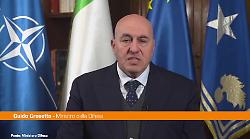 Crosetto "L'instabilit&agrave; si allarga, l'Italia cerca di portare buon senso"