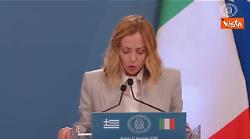 Guerra in Ucraina, Meloni: "Kiev vuole la pace, la Russia &egrave; responsabile della guerra"