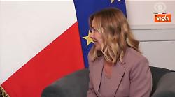 Meloni riceve il Primo Ministro del Canada Mark Carney a Palazzo Chigi