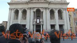 Papa Leone XIV visita la Basilica di San Giovanni in Laterano a Roma