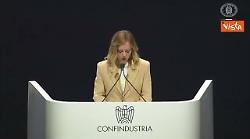 Meloni a Confindustria: "Pensate in grande, io far&ograve; lo stesso"