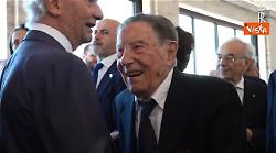 Mattarella alla cerimonia per 100 anni del Presidente Emerito Corte Costituzionale Cesare Ruperto