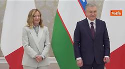 Meloni in Uzbekistan, la firma degli accordi per oltre 3 mld di investimenti complessivi