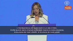 Meloni ad Astana: "Unire gli forzi contro il terrorismo e i trafficanti di droga"