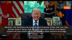 Trump firma divieto viaggio negli Stati Uniti per 12 Paesi: Disprezzano leggi immigrazione Usa