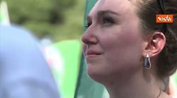 Corteo pro Gaza a Roma, Rula Jebreal: "Riconoscere che c'&egrave; un genocidio &egrave; unico modo per fermarlo"