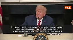 Trump: "Israele ha già abbastanza problemi senza rapire Greta Thunberg"