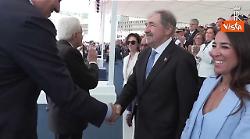 Mattarella a Genova per la Festa della Marina, il passaggio delle Frecce tricolori