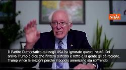 Sanders: Trump ha vinto elezioni perchè popolo soffre e Democratici non hanno dato alternativa