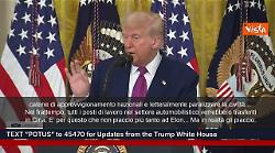 Trump su Musk: Mi sorprese suo sostegno malgrado mio no ad auto elettriche. È mio grande amico