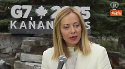 G7 Canada, Meloni: "Iran è la principale fonte di instabilità in Medio Oriente"