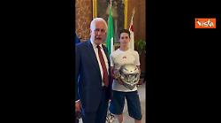 Il pilota Guido Pini a Gran Premio d'Italia al Mugello, Giani: Orgoglio per la Toscana, siamo con te