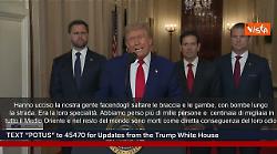 Usa bombardano tre siti nucleari in Iran, Trump: "Ora la pace o ci sarà una tragedia"