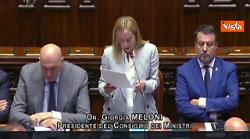 Meloni: Dialogo con le opposizioni per la sicurezza della Nazione