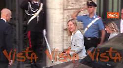 Meloni arriva al Senato per consegnare testo delle sue comunicazioni in vista del Consiglio Europeo