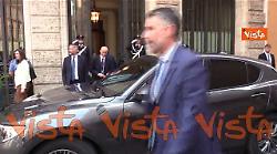 Meloni lascia il Senato dopo il dibattito sulle sue comunicazioni in vista del Consiglio Europeo