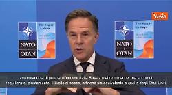 Rutte: "Non ho alcun dubbio sull'impegno degli Usa nella Nato"