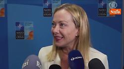 Meloni; Impegno del 5%? "Non ho sentito polemiche, anche la Spagna ha firmato lo stesso documento"