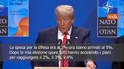 Vertice Nato. Trump: Accordo al 5% per la difesa è una vittoria monumentale