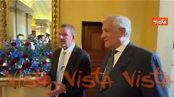 L'Ambasciatore Usa Fertitta a Tajani: Nessuno più di lui lavora sodo per la pace nel mondo