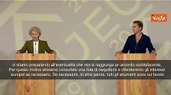 Dazi Usa, Von der Leyen: Vogliamo un accordo ma siamo pronti a qualsiasi eventualità