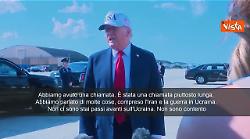 Trump: "Nessun progresso sull'Ucraina con Putin, non sono contento"