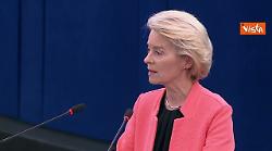 Von der Leyen su mozione sfiducia: Non lasceremo che estremisti riscrivano la storia