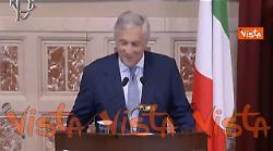 Tajani: "Tra 2 guerre e i dazi, sono il Ministro degli Esteri più sfigato della storia"