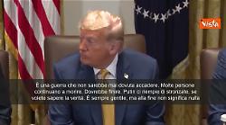 Trump: "Putin è sempre gentile, ma sta dicendo un sacco di str***ate sull'Ucraina"